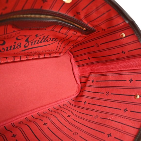 LOUIS VUITTON LV Neverfull PM Shoulder Tote Bag Damier Ebene - Picture 11 of 16